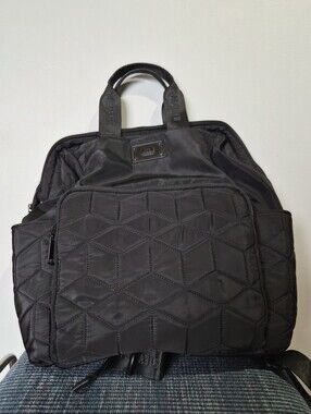 Steve Madden Black Large Carry - On  Backpack | Size OS